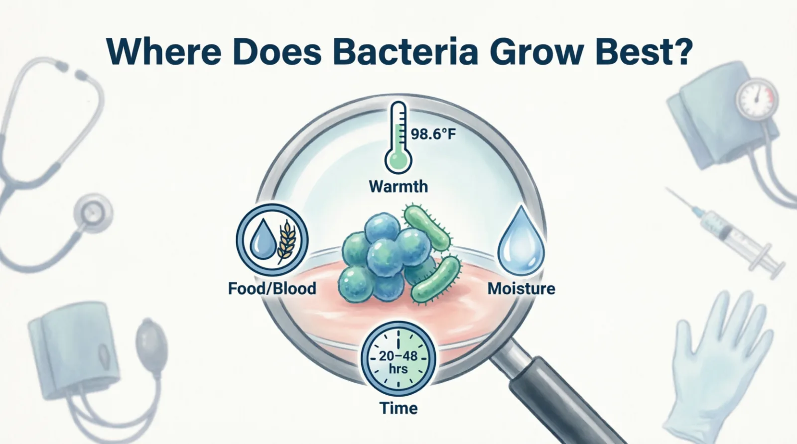 Where Does Bacteria Grow Best? CNA Study Guide